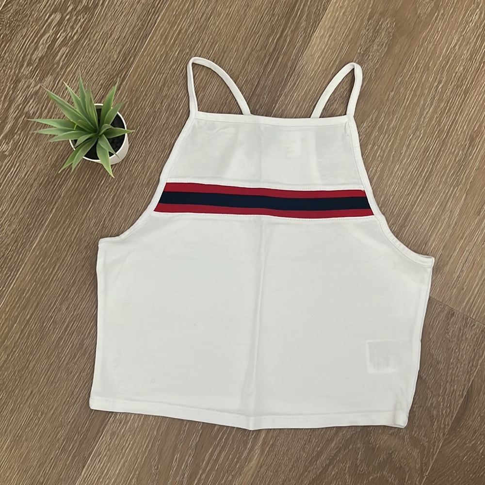 H&M White Halter Top